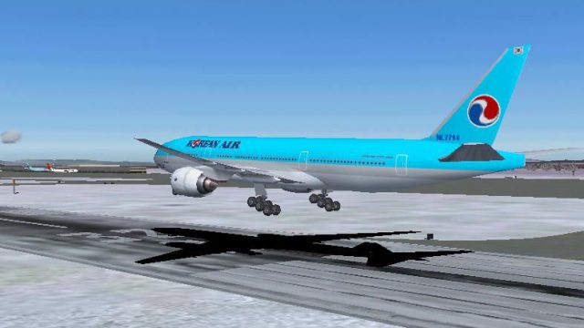 Screenshot 1 — Korean Air Boeing 777-200