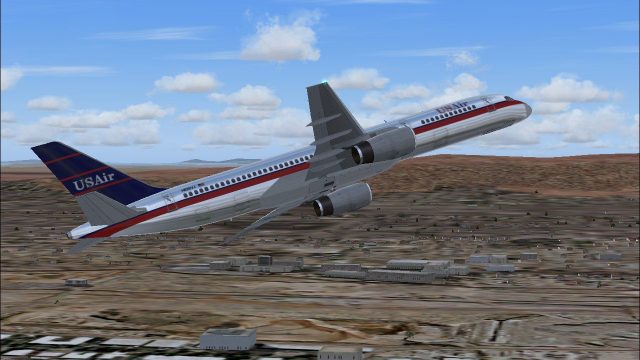 Screenshot 1 — US Air Boeing 757-2B7