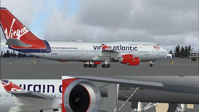 Screenshot 1 — Virgin Atlantic Boeing 747-400