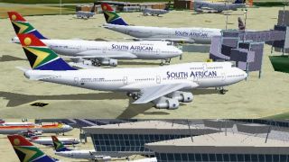 Screenshot 1 — South African Airways Boeing 747-300 PW