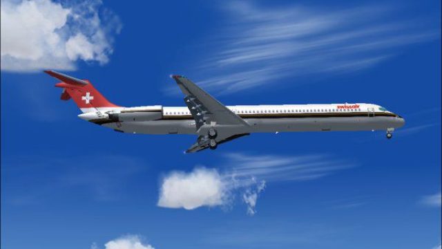 Screenshot 1 — Swissair McDonnell Douglas MD-83
