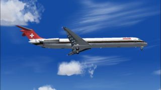 Screenshot 1 — Swissair McDonnell Douglas MD-83