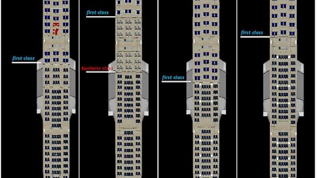 Screenshot 1 — Arabian Airlines A340-313