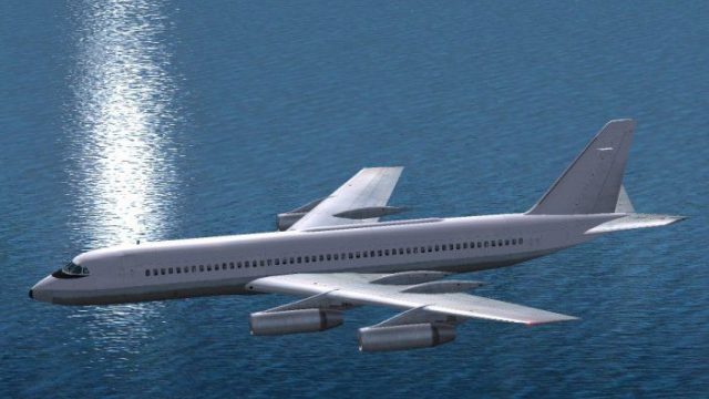 Screenshot 1 — Convair 990 Plain White Textures