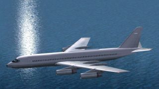 Screenshot 1 — Convair 990 Plain White Textures