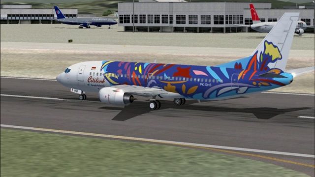 Screenshot 1 — Citilink Boeing 737-300