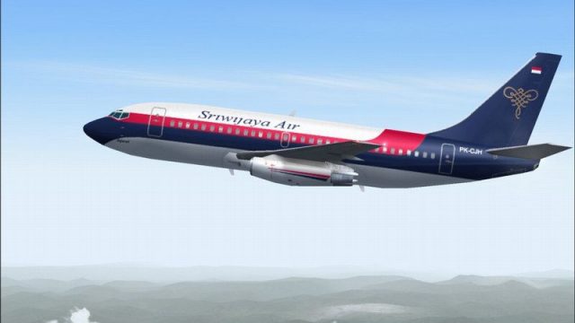Screenshot 1 — Sriwijaya Boeing 737-200