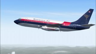 Screenshot 1 — Sriwijaya Boeing 737-200