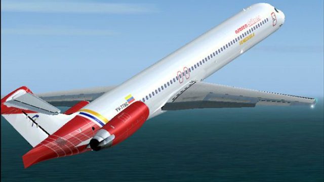 Screenshot 1 — Aserca Airlines MD-83