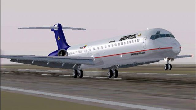 Screenshot 1 — Aeropostal McDonnell Douglas MD-83