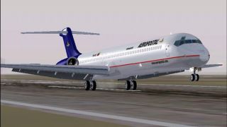 Screenshot 1 — Aeropostal McDonnell Douglas MD-83
