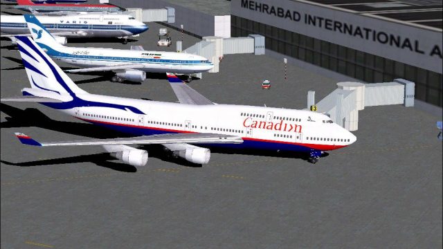 Screenshot 1 — Canadian Boeing 747-400 "Goose"