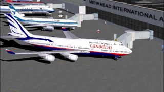 Screenshot 1 — Canadian Boeing 747-400 "Goose"