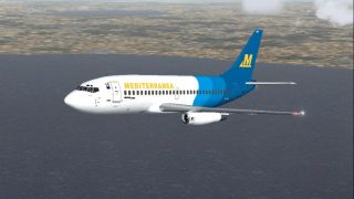 Screenshot 1 — Mediterranea Virtual Boeing 737-200