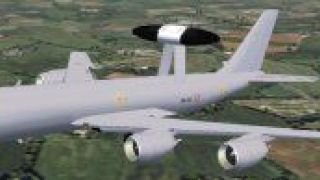 Screenshot 1 — E-3F AWACS v0.9. E-3A