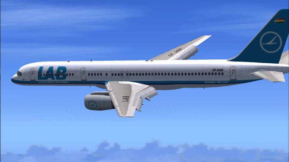 みみ ページ Lloyd Aereo Boliviano Boeing 757-200 for FS2004