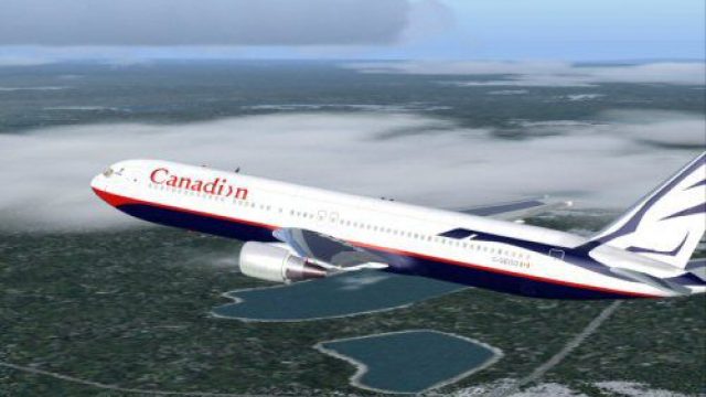 Screenshot 1 — Proudwings Canadian Boeing 767-375ER