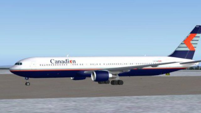 Screenshot 1 — Canadian Boeing 767-375ER (OL)