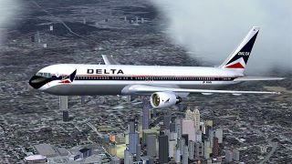 Screenshot 1 — Delta Airlines Boeing 767-322/ER