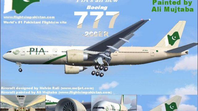 Screenshot 1 — Pakistan International Boeing 777 AP-BGJ