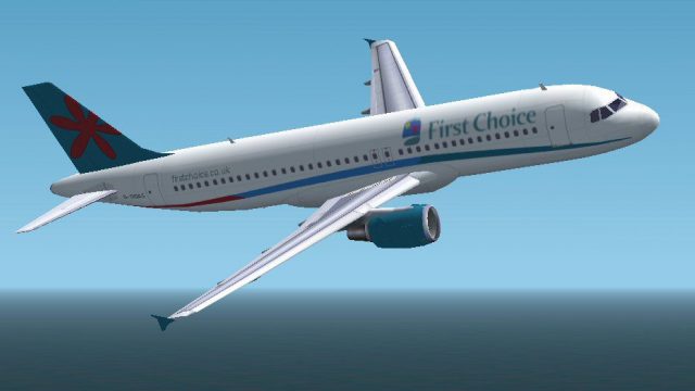 Screenshot 1 — First Choice Airbus A320
