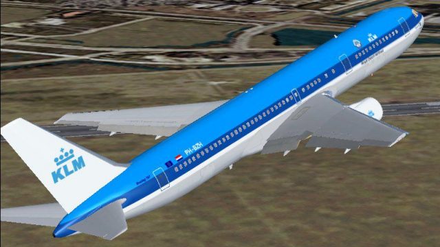 Screenshot 1 — KLM Boeing 767-300ER