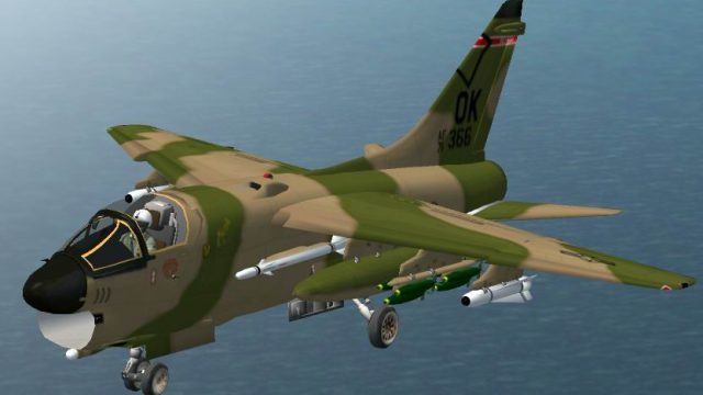 Screenshot 1 — FS2004/2002 Vought A-7D Corsair II D-Type