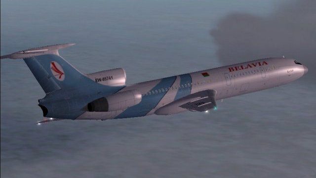 Screenshot 1 — Belavia Tupolev Tu-154