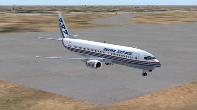 Screenshot 1 — Boeing 737-400