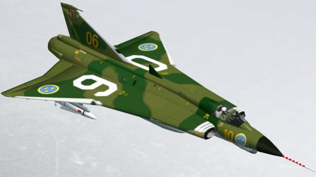 Screenshot 1 — FS2004/2002 SAAB J35 Draken