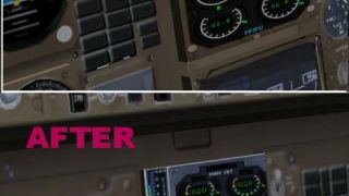 Screenshot 1 — POSKY Boeing 757 Improved VC