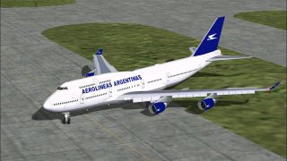 Screenshot 5 — Aerolineas Argentinas Boeing 747-400 (NC)