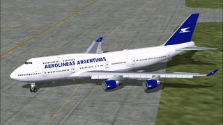 Screenshot 6 — Aerolineas Argentinas Boeing 747-400 (NC)