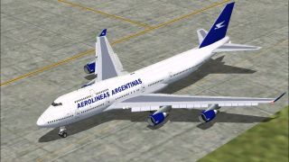 Screenshot 2 — Aerolineas Argentinas Boeing 747-400 (NC)