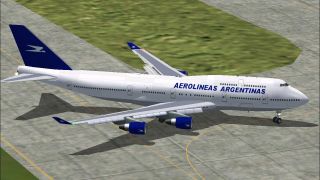 Screenshot 1 — Aerolineas Argentinas Boeing 747-400 (NC)