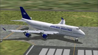 Screenshot 4 — Aerolineas Argentinas Boeing 747-400 (NC)