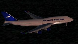 Screenshot 7 — Aerolineas Argentinas Boeing 747-400 (NC)