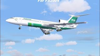 Screenshot 1 — Pakistan International Tu-154