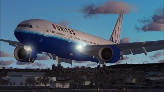 Screenshot 1 — United Airlines Boeing 777-222
