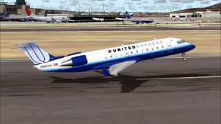 Screenshot 3 — United Express CRJ-200