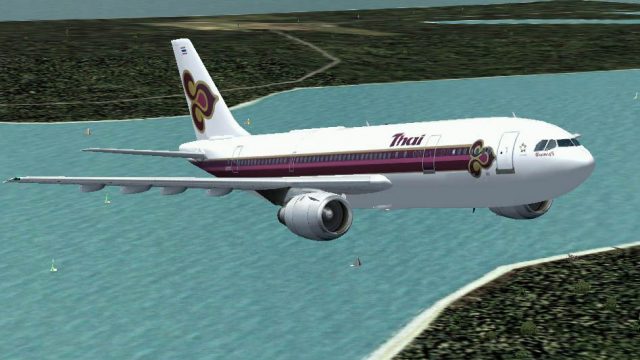 Screenshot 1 — Thai Airways International A300B4-600