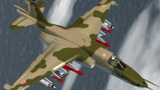 Screenshot 1 — FS2004/FS2002 Sukhoi Su-25K/TM(Su-39)
