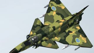 Screenshot 1 — FS2004/FS2002 Saab JA37 Viggen