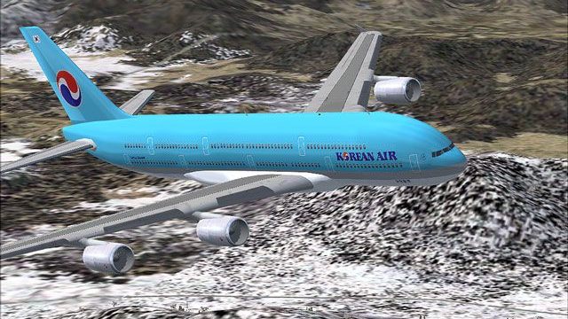 Screenshot 1 — Korean Airlines Airbus A380-800
