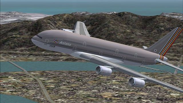 Screenshot 1 — Asiana Airbus A380-800