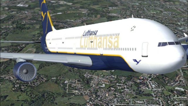 Screenshot 1 — Lufthansa 2005 Airbus A380