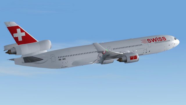 Screenshot 1 — Swiss Airlines MD-11