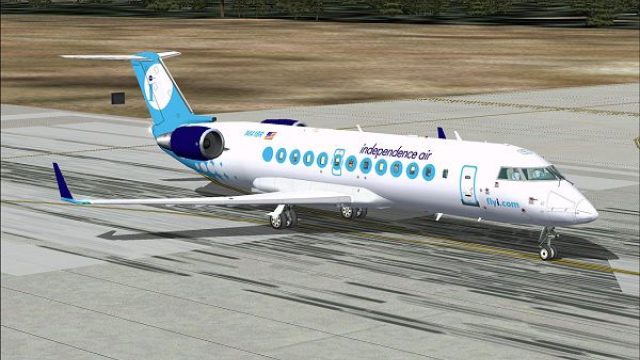 Screenshot 1 — Independence Air CRJ-200ER