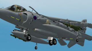 Screenshot 1 — FS2004/FS2002 BAe Harrier GR.7