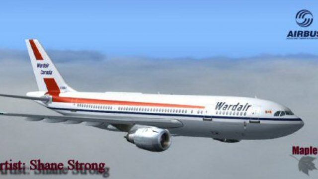 Screenshot 1 — Wardair Airbus A300-203 Update
